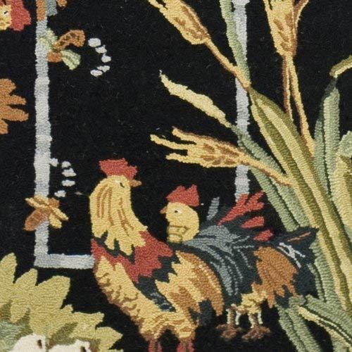 Chelsea HK56 Handmade Runner Rug - 2'6"x10' - Black - Safavieh