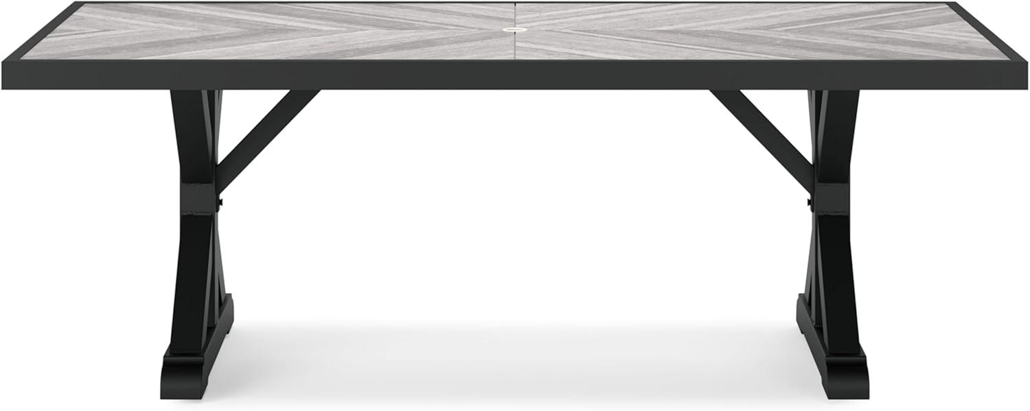 Ashley Furniture Beachcroft Black & Gray Outdoor Dining Table