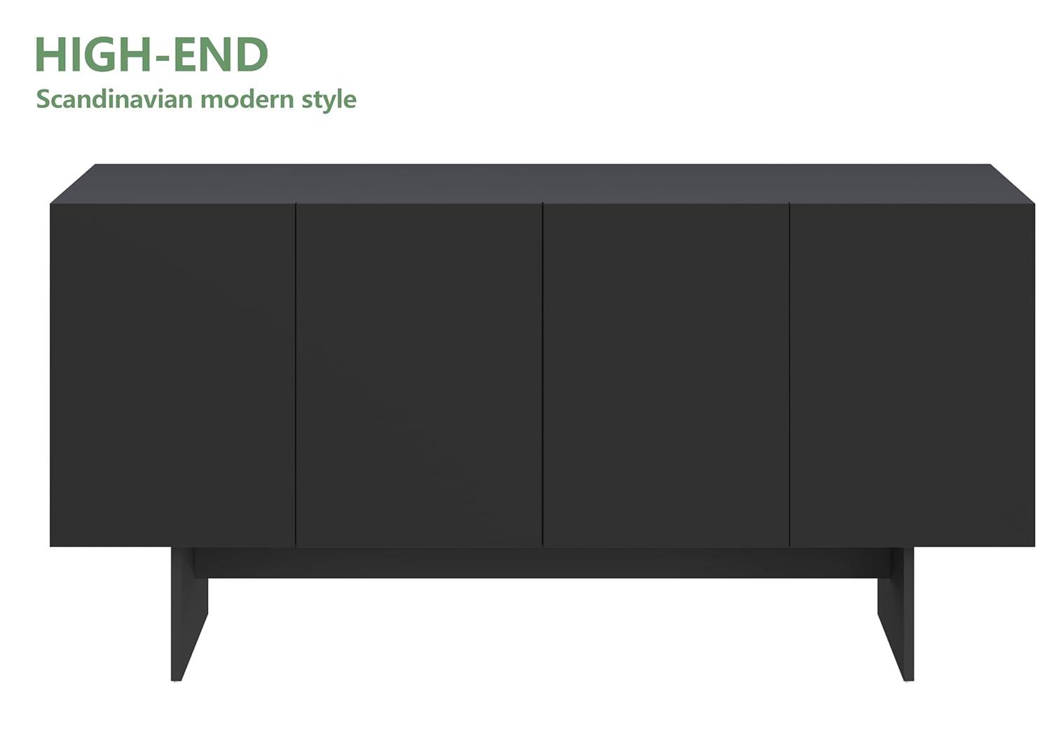 Tucker Murphy Pet™ Litter Box Enclosure for 2 Cats, Cat Litter Box Enclosure Furniture with Double Room