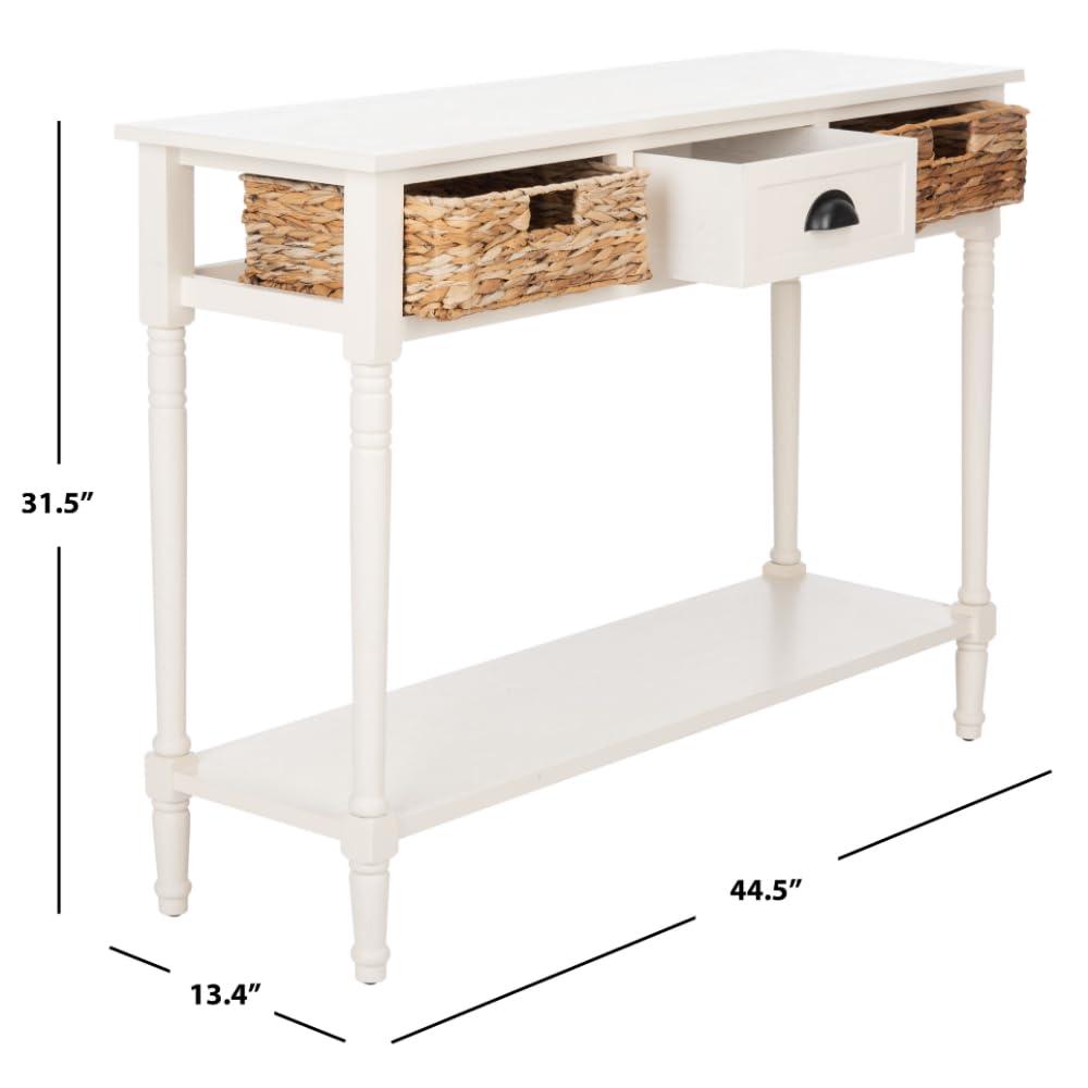 Christa Console - AMH5737B - Off-White - Safavieh Couture