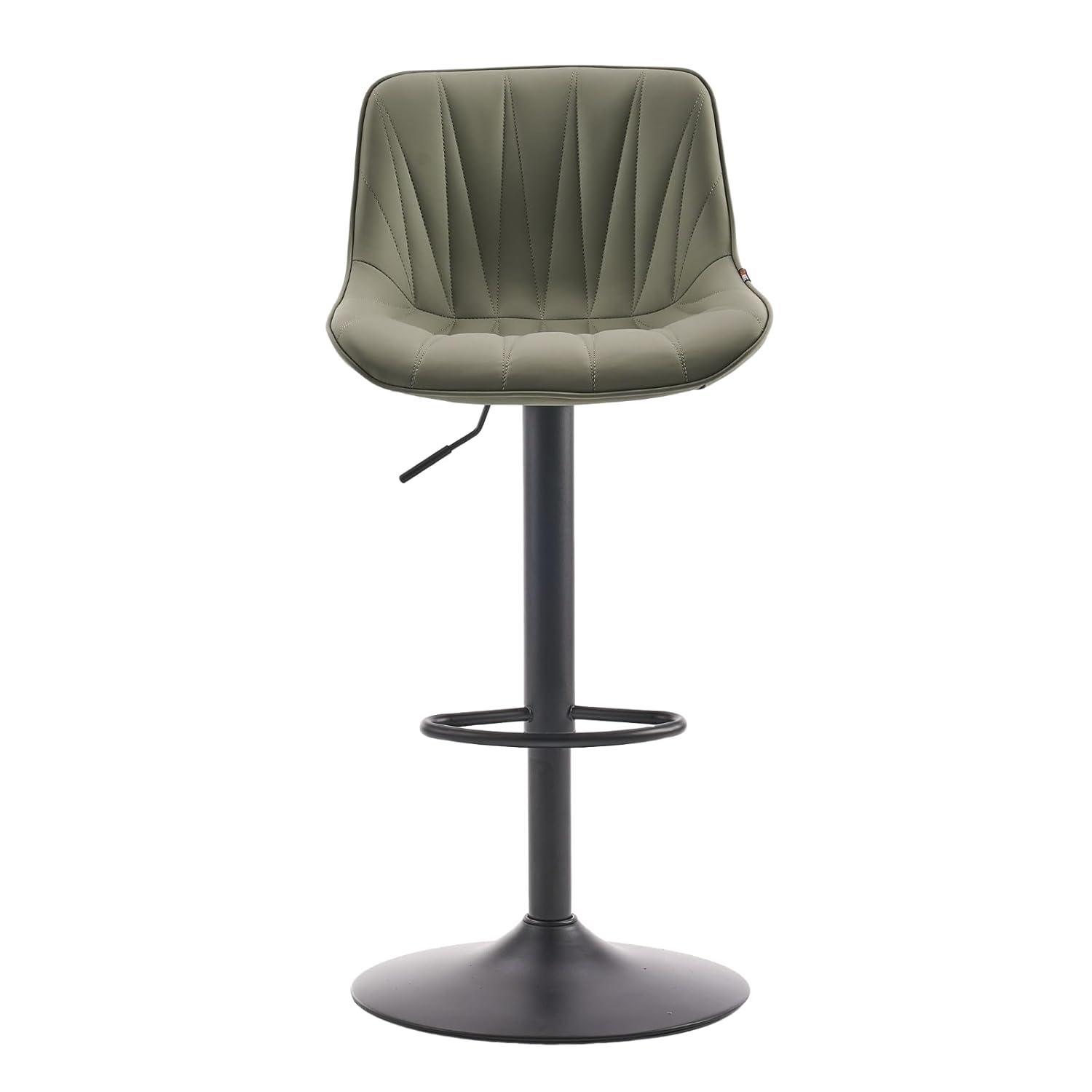 Kidol & Shellder Green Bar Stools Set of 2 Modern Kitchen Island Barstool