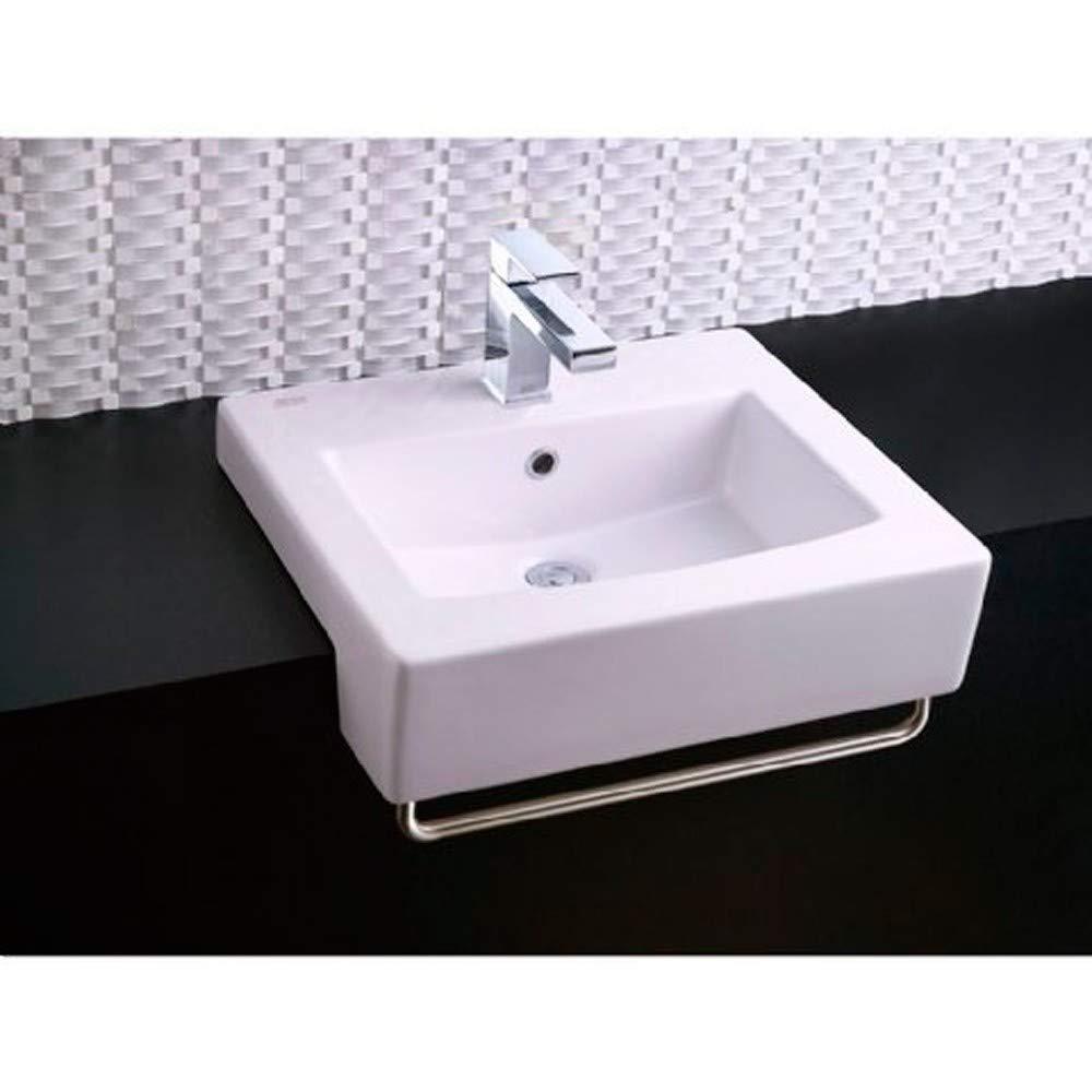 american standard 8412000.002 boxe semi- countertop sink towel bar