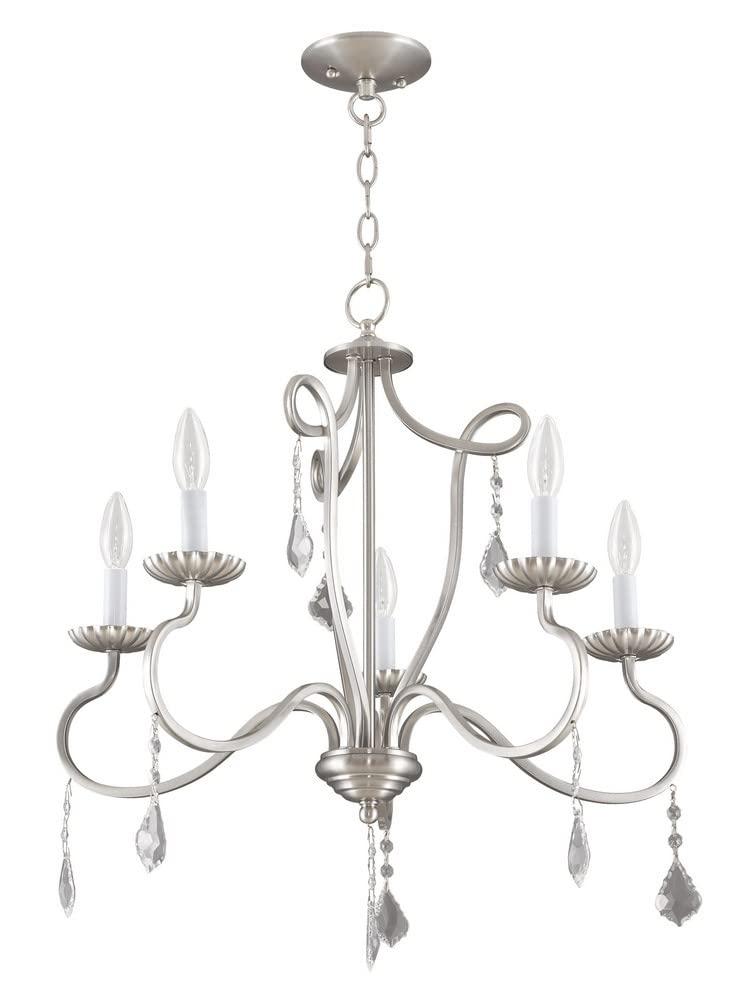 Livex Lighting Callisto 5 - Light Chandelier in  Brushed Nickel