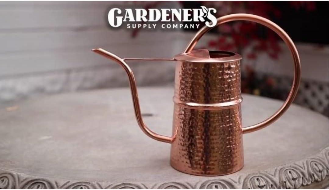Gardener's Supply Company Copper Plated Indoor Watering Can