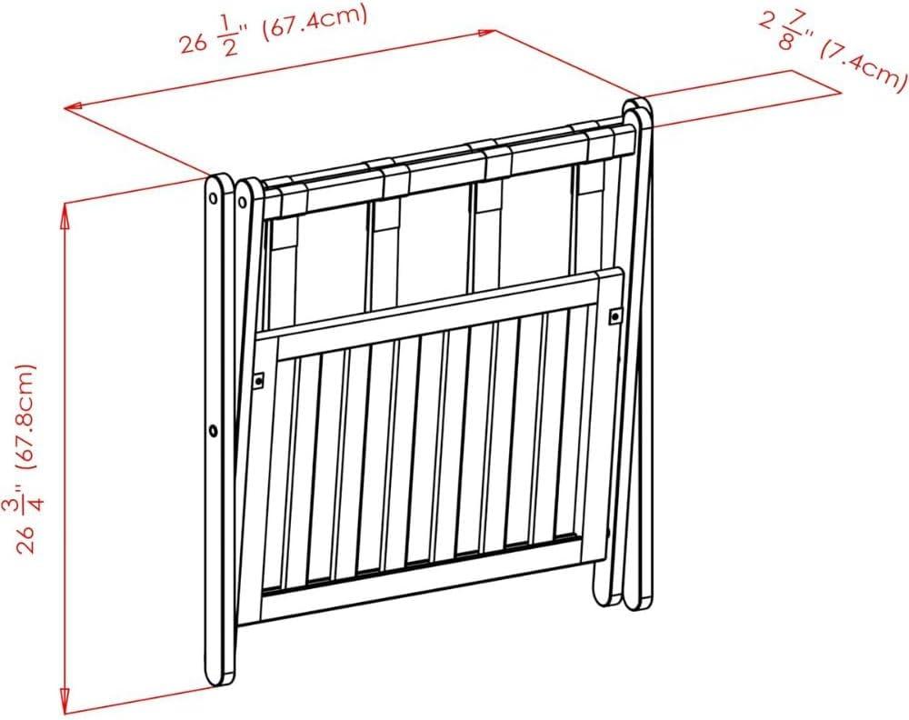 Folding Wood Luggage Rack