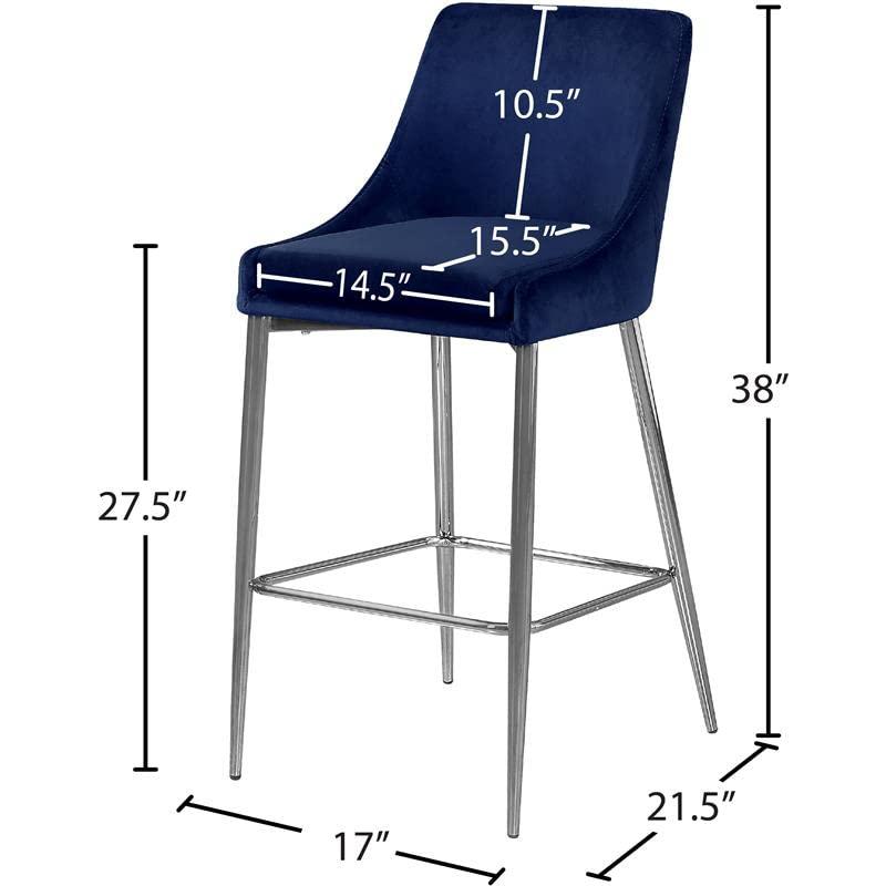 Ellenberger Upholstered Counter Stool with Metal Frame