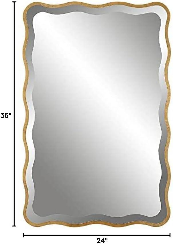 Uttermost Aneta Gold Scalloped Mirror 09827