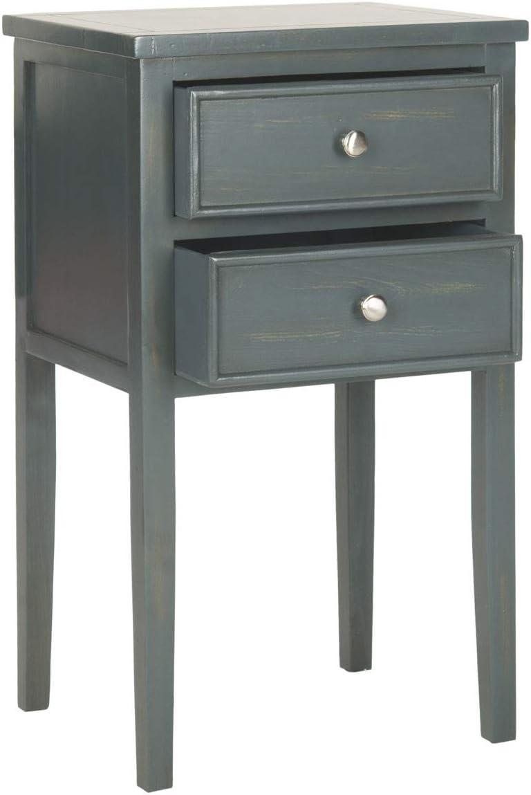 Toby Accent Table with Storage Drawers  - Safavieh