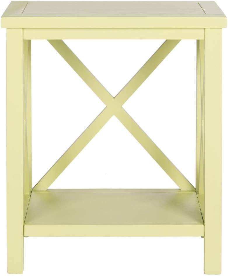 Candace End Table - Avocado Green - Safavieh.