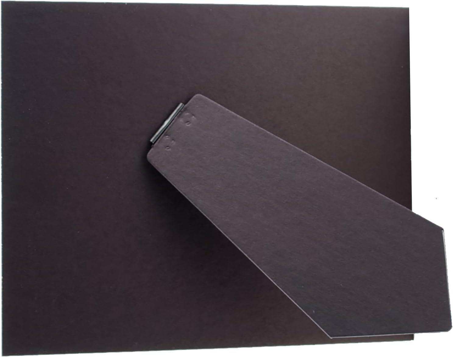 10 Pack of 8.5x11 Cardboard Easel Backs with 2 Metal Hangers for Tile, Art, or Picture frames