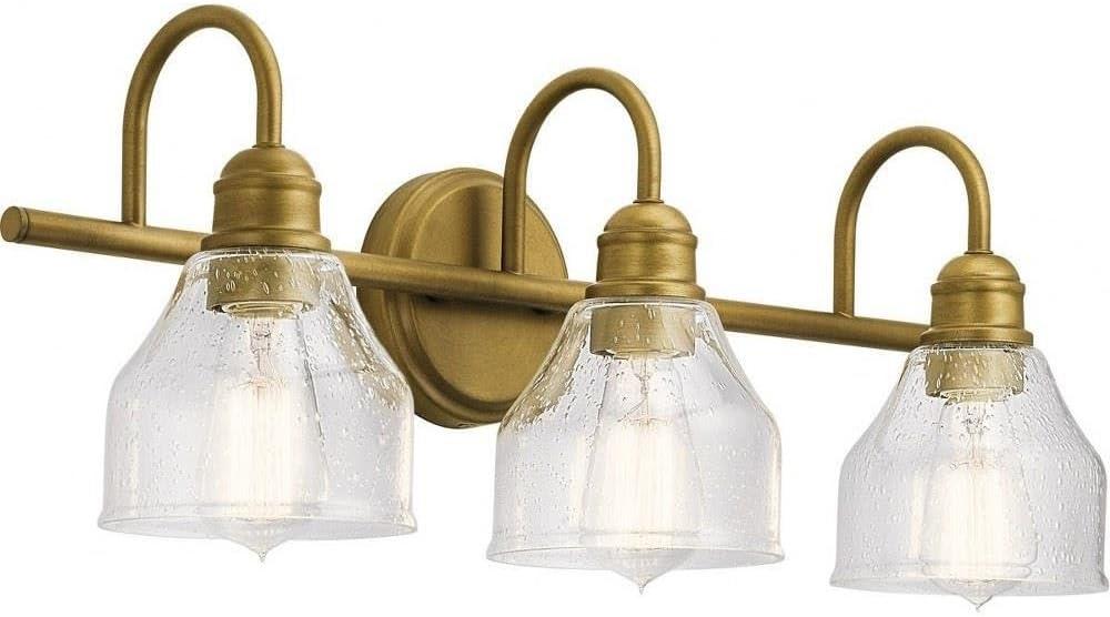 Kichler Lighting Avery 3 - Light Vanity in  Natural Brass