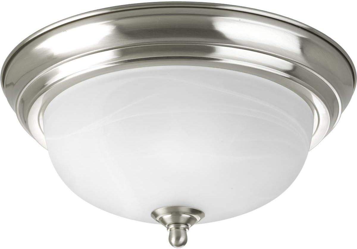 Alabaster Glass Flush Mount Light