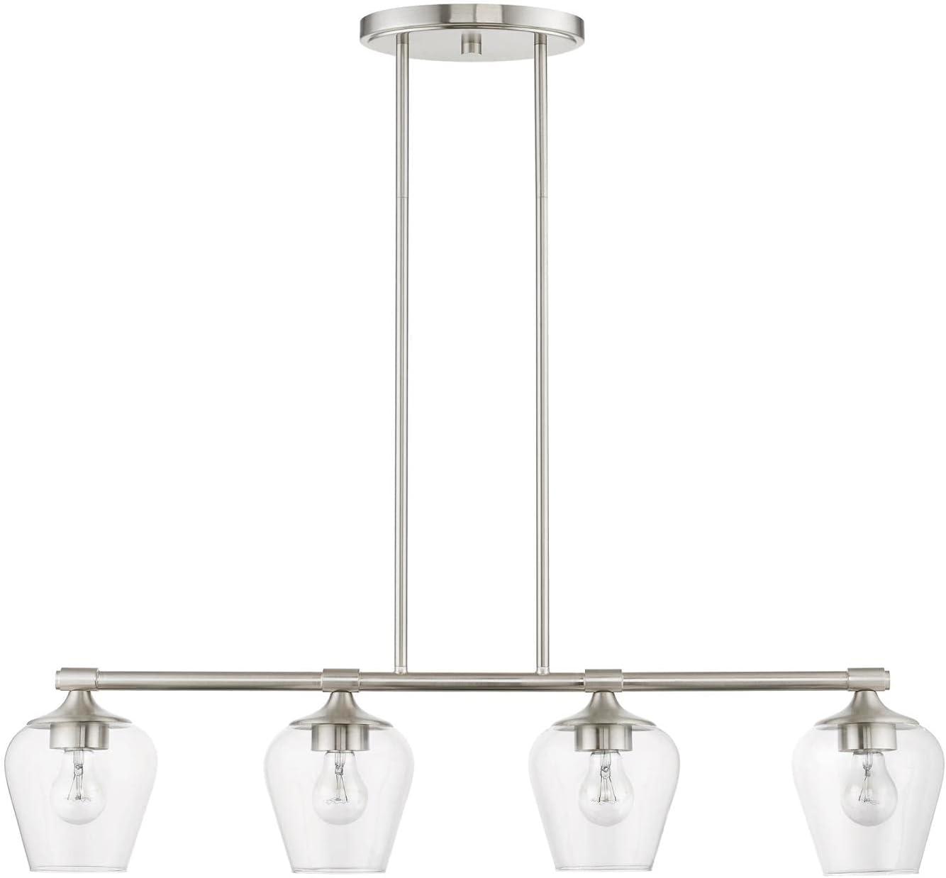 Livex Lighting Willow 4 - Light Chandelier in  Brushed Nickel