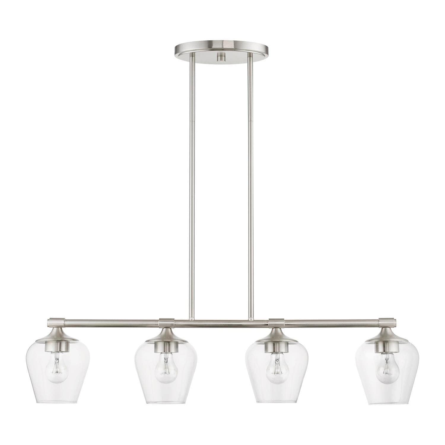 Livex Lighting Willow 4 - Light Chandelier in  Brushed Nickel