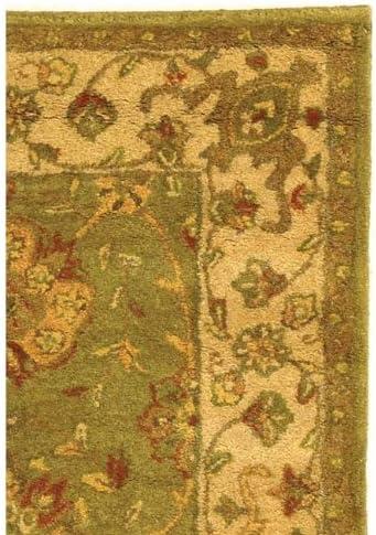 SAFAVIEH Antiquity Lilibeth Traditional Floral Wool Area Rug, Sage, 3' x 5'