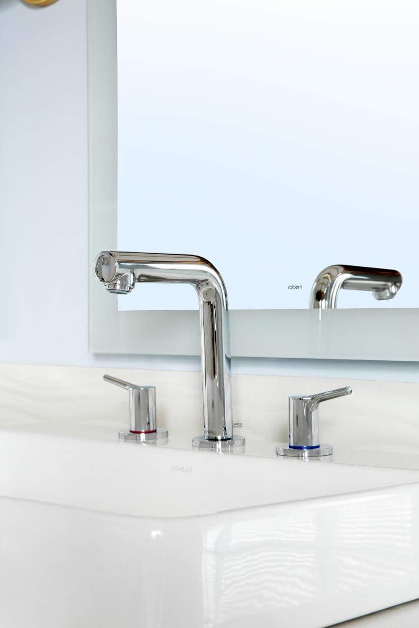 EcoLux Brushed Nickel 2-Handle Widespread Bathroom Faucet