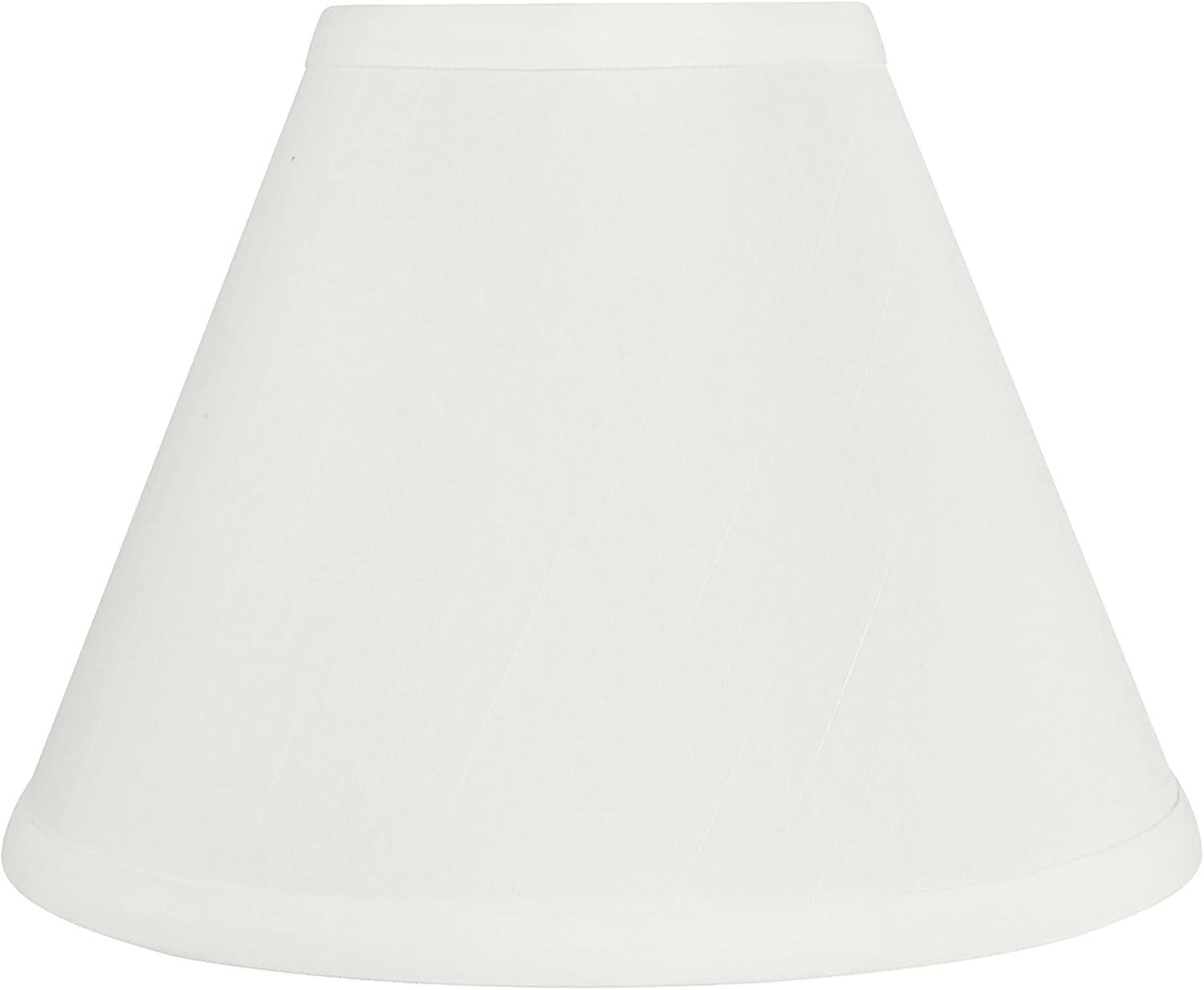 Aspen Creative 58762 Transitional Hardback Empire Shape UNO Construction Lamp Shade in White, 11" Wide (4" x 11" x 7")