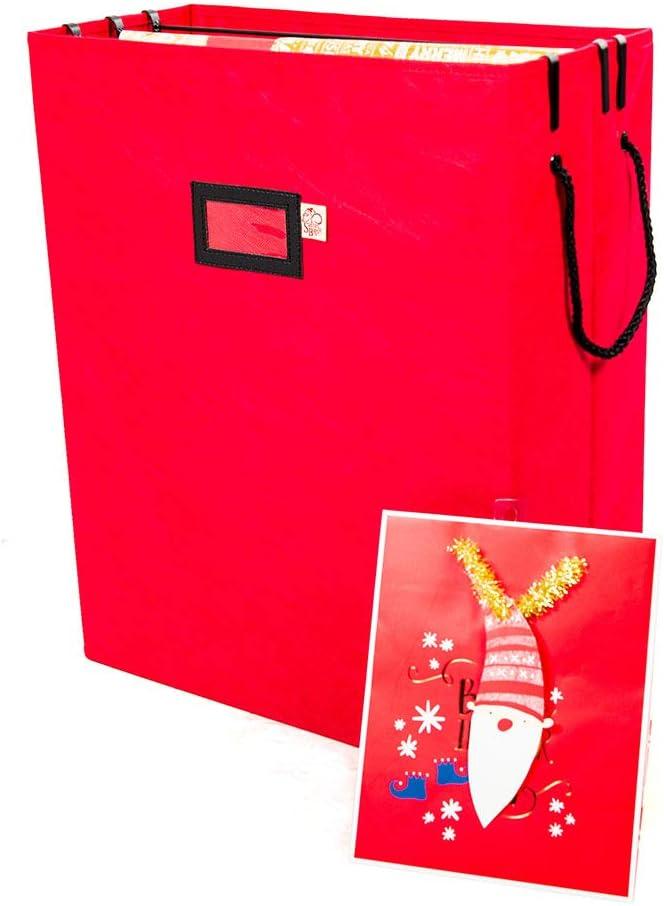 TreeKeeper Gift Bag and Tissue Paper Storage Box Red