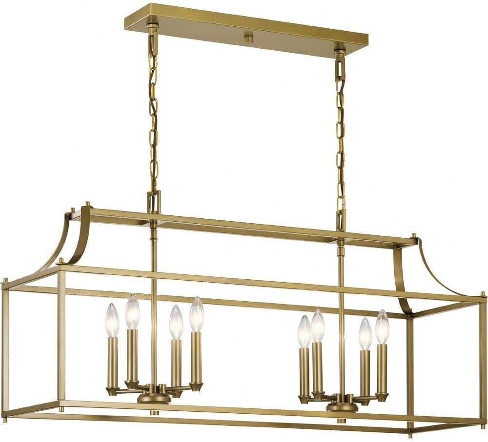 Kichler Lighting Morrigan 8 - Light Chandelier in Natural Brass