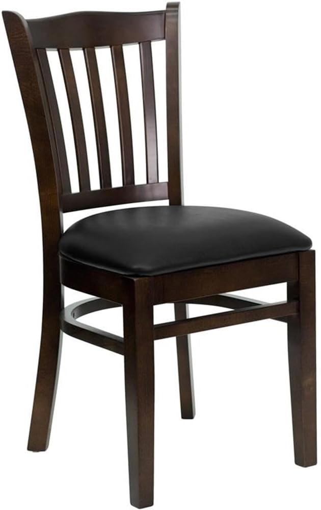 Flash Furniture Vertical Slat Back Wooden Restaurant Chair