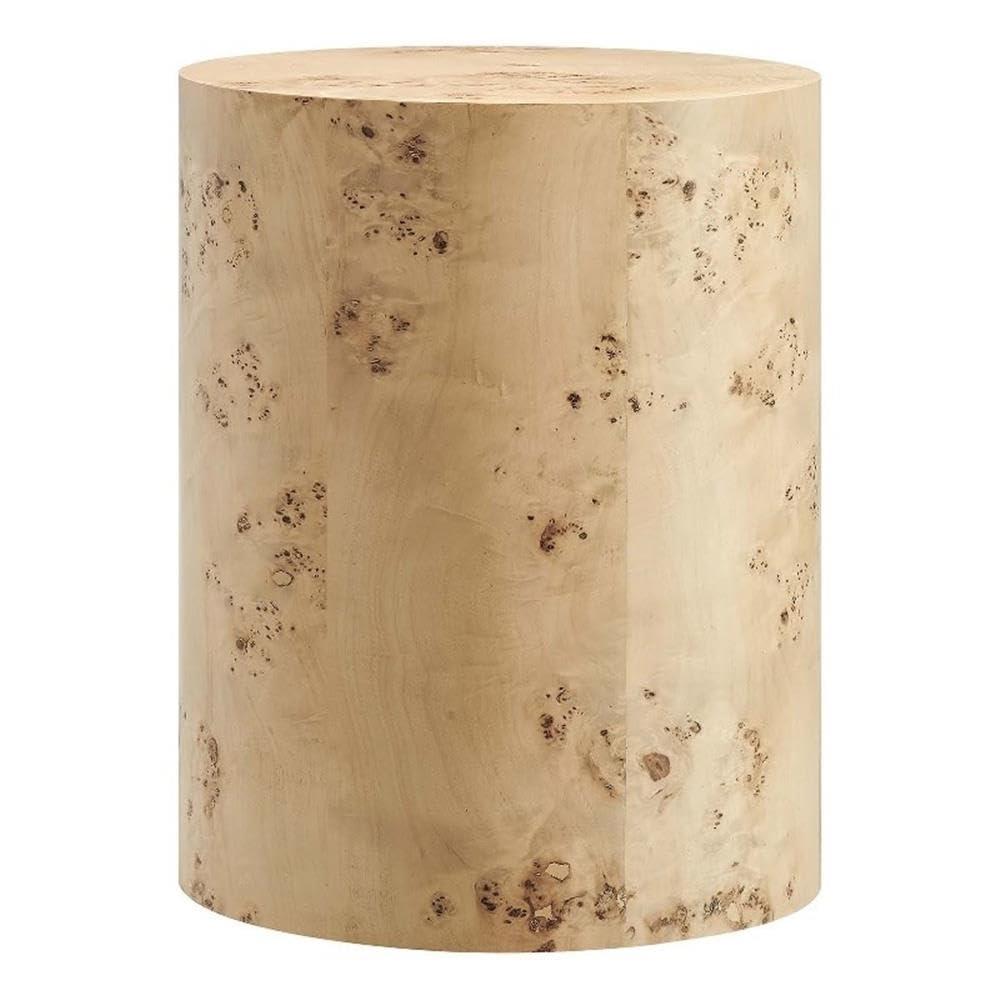 Modway Modway Cosmos 16" Round Burl Wood Side Table