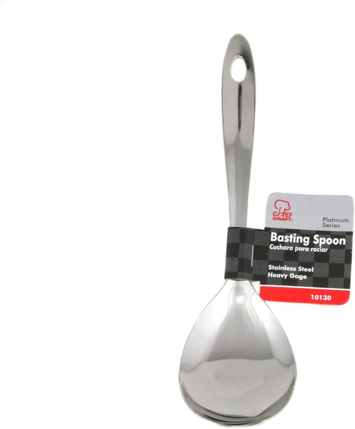 Chef Craft Select Serving Spoon, 9.5 inch, Stainless Steel