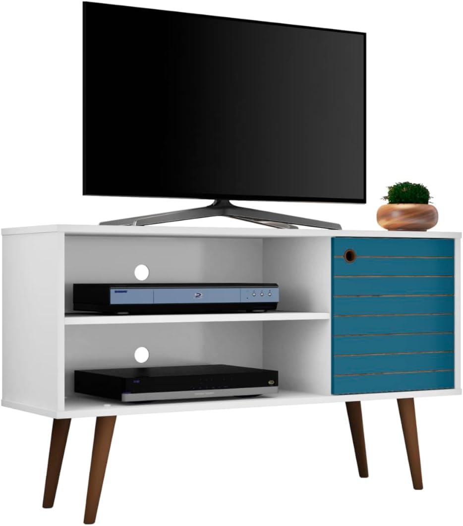 Liberty 42.52" Mid-Century Modern TV Stand with 2 Shelves and 1 Door