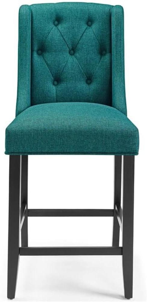 Modway Baronet Tufted Button Upholstered Fabric/Faux Leather Stool