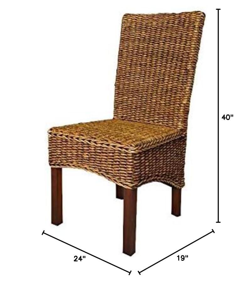 International Caravan Gaby Woven Banana Dining Chair