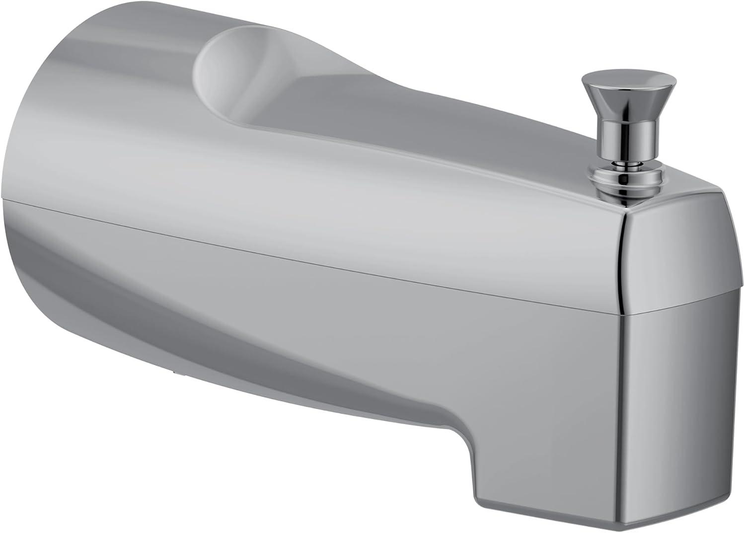 Modern Chrome Wall Mounted Diverter Spout