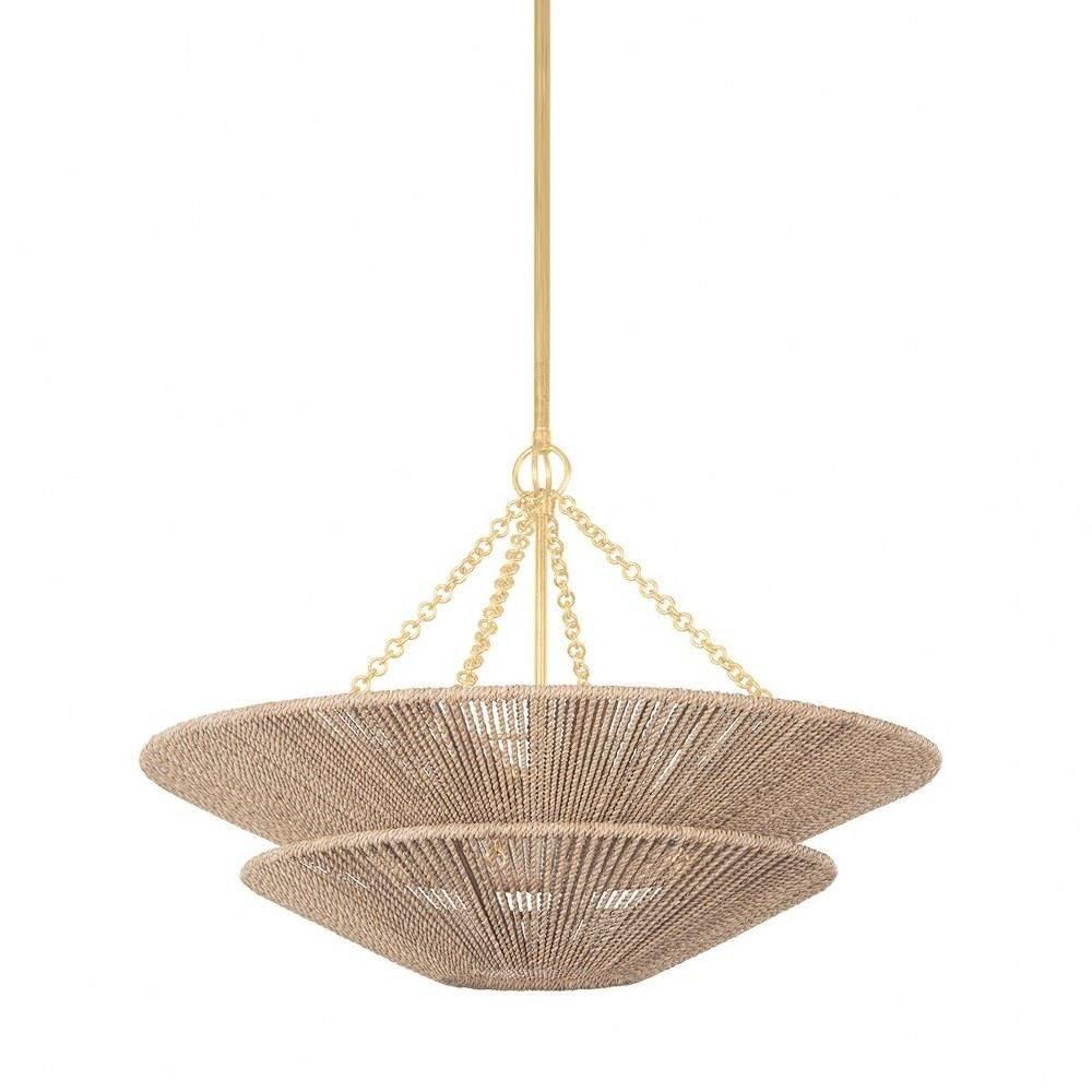 Anaya Chandelier - Natural / 30" Dia