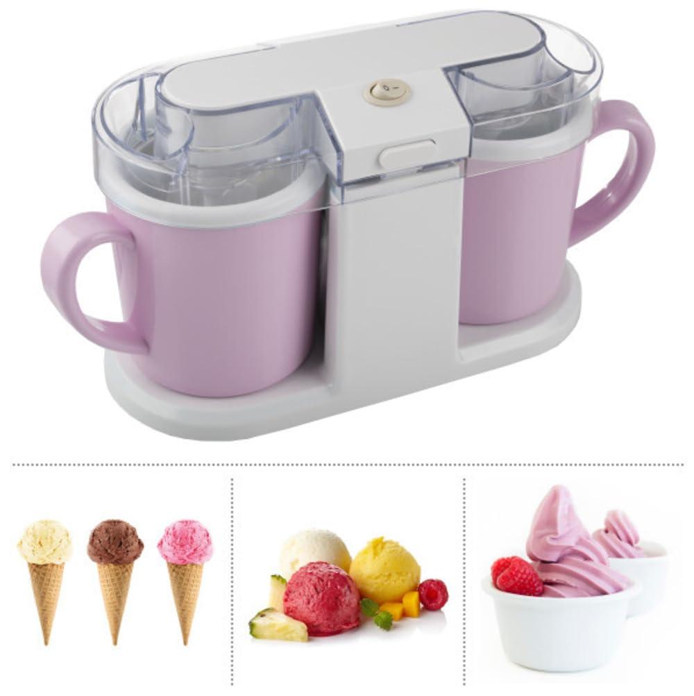 Classic Cuisine Ice Cream Maker - 2QT Ice Cream Machine Makes Sorbet, Gelato, Ice Cream, and Frozen Yogurt - Kitchen Appliances and Gadgets