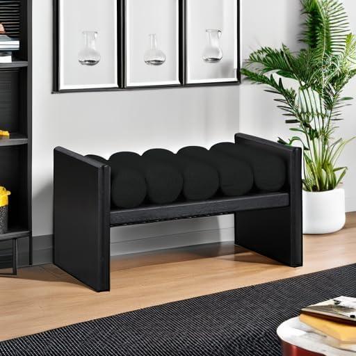 Reeves Boucle Wood Bench