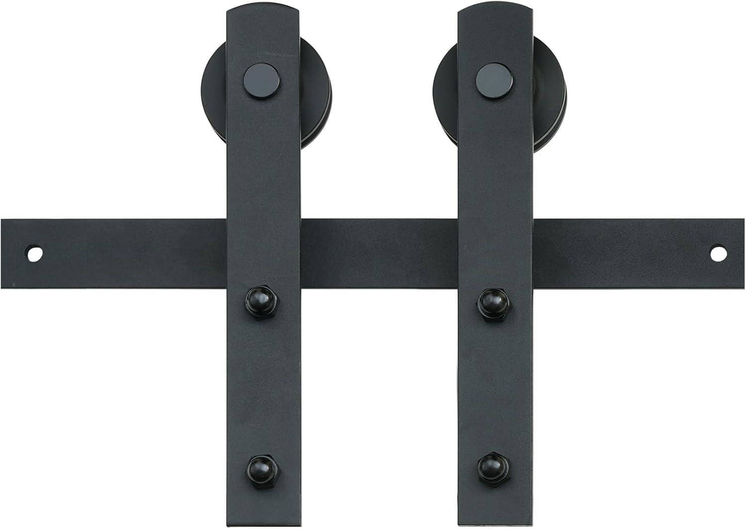 10 ft. Sliding Barn Door Hardware Kit, 330 lbs Loading Heavy Duty Barn Door Track Kit for Single Door