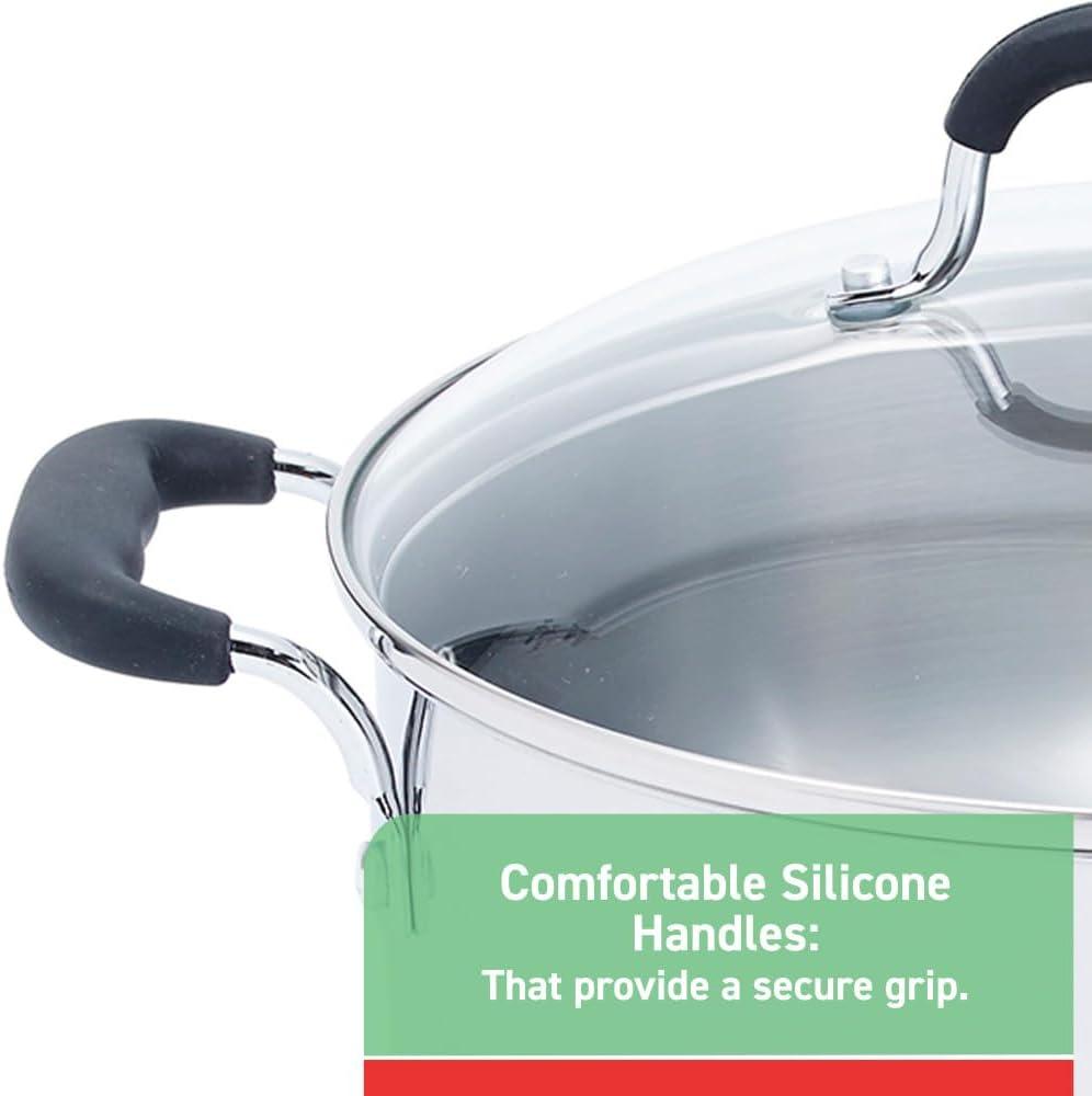 T-fal Stainless Steel 12 qt. Stockpot with lid & Reviews | Wayfair