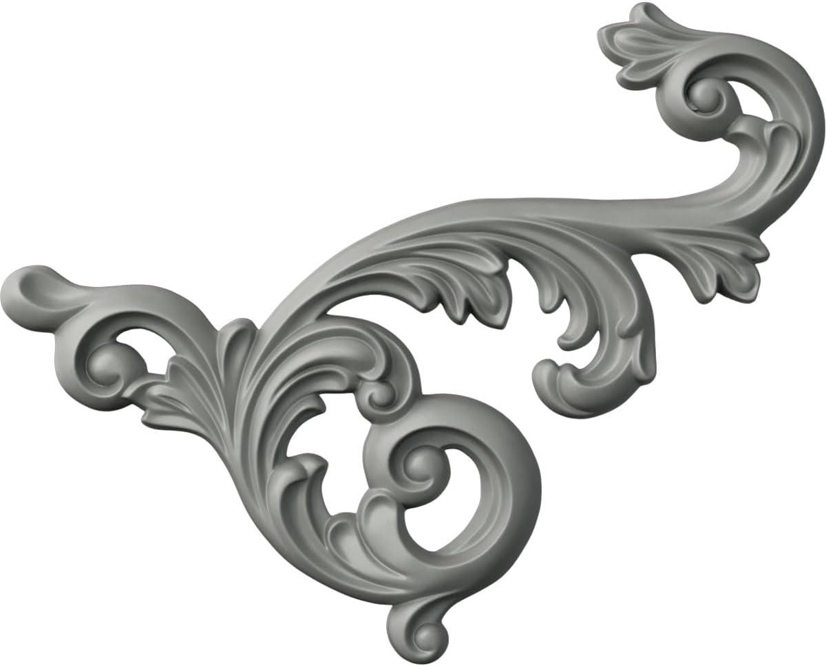 Ekena Millwork Edwards 19.625'' H x 15.75'' W x 1.375'' D Urethane Onlay Scroll