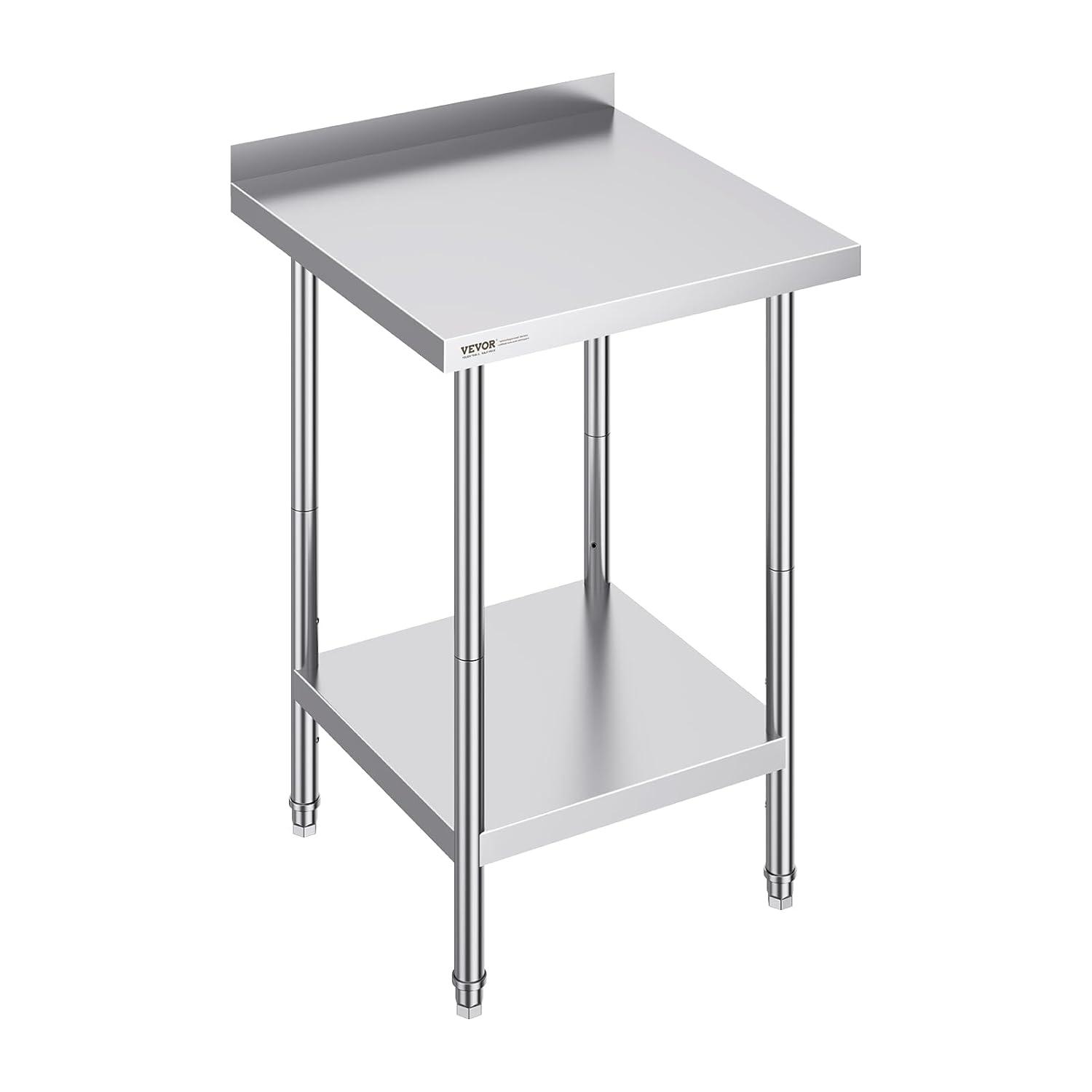 Wrought Studio™ Wrought Studio™ Stainless Steel 24'' L x 24'' W x 36'' H Work Table