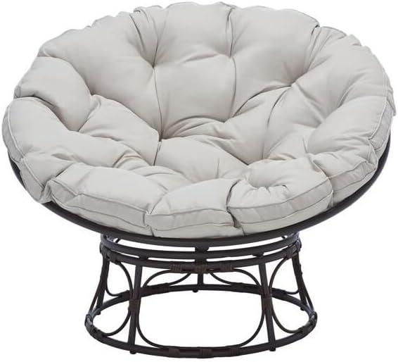 Kiraya Papasan Chair Indoor/Outdoor - PAT9041 - Brown/Grey - Safavieh