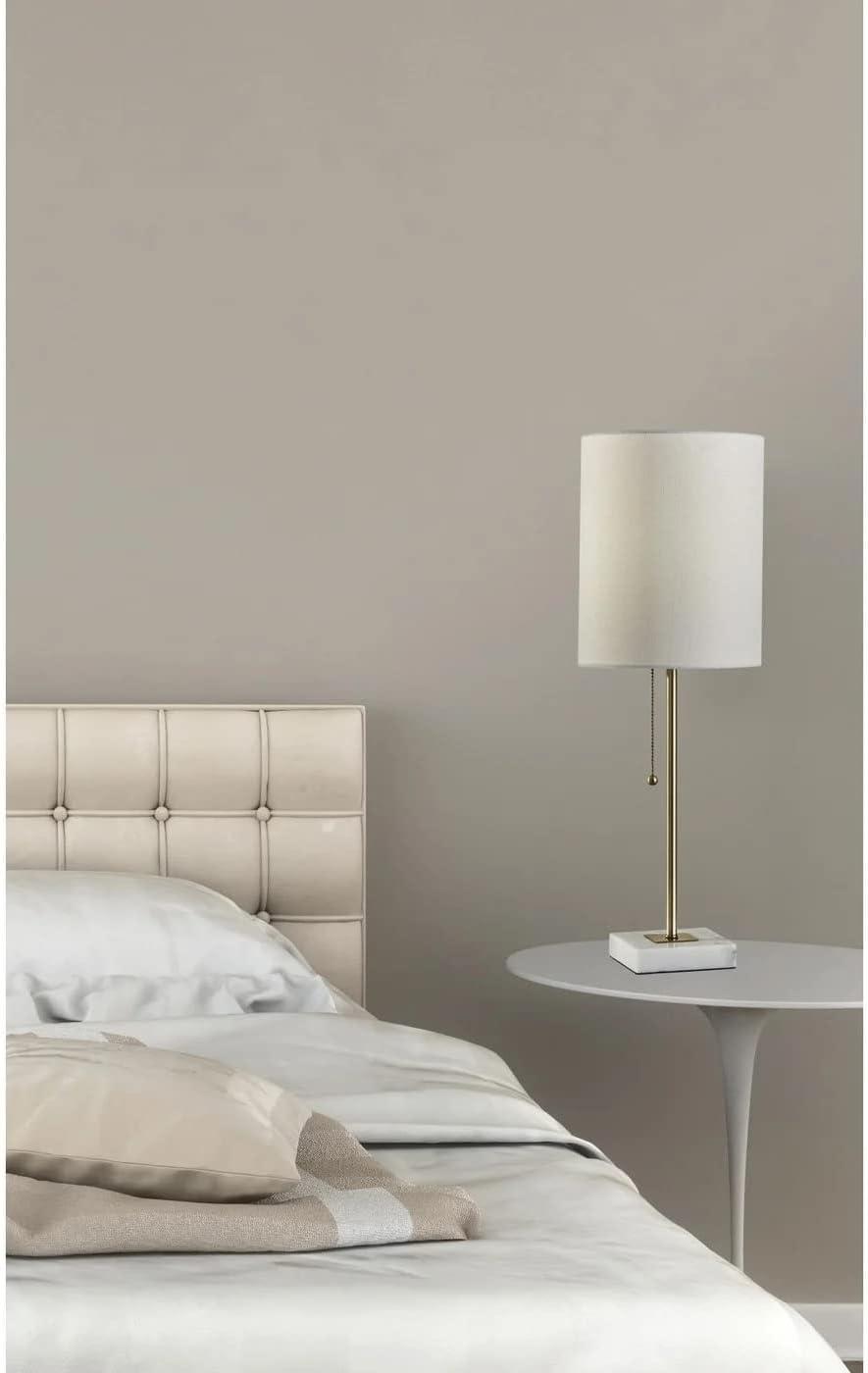 Adesso Fiona Table Lamp, Antique Brass