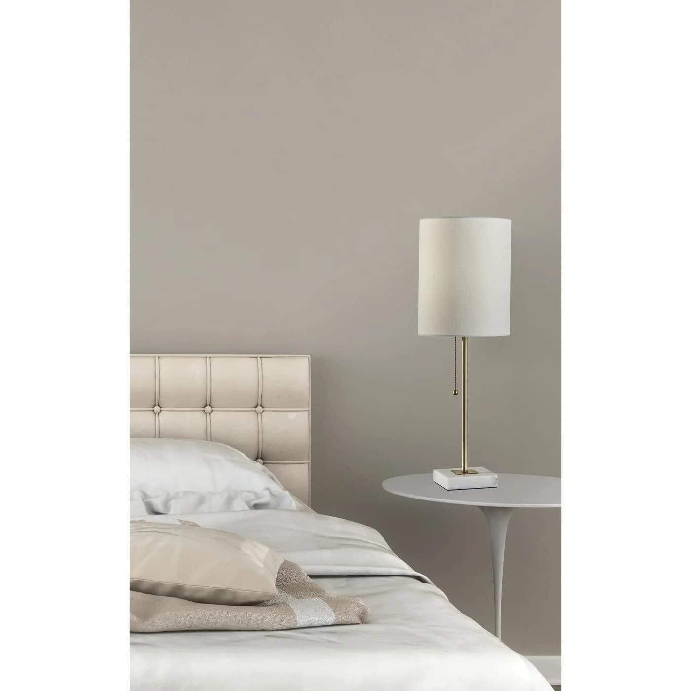 Adesso Fiona Table Lamp, Antique Brass