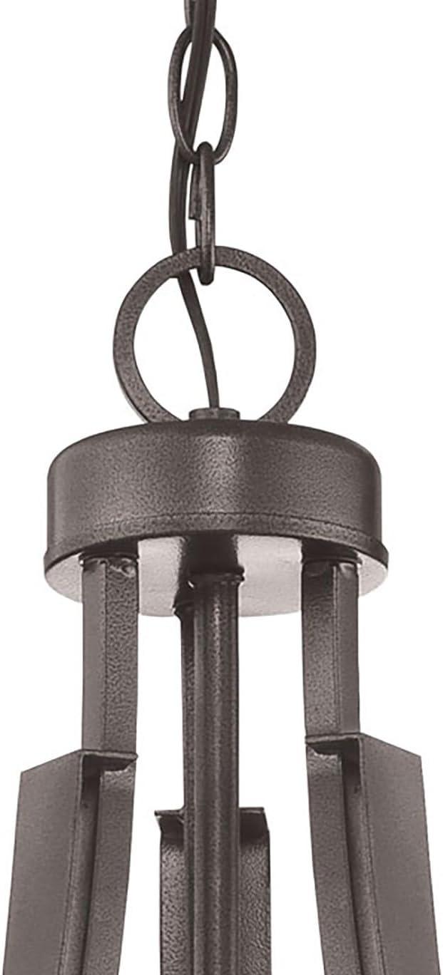 4104-172-Minka Lavery-Parsons Studio - Pendant 3 Light Translucent Sliver Linen in Transitional Style - 23.5 inches tall by 20.5 inches wide-Smoked