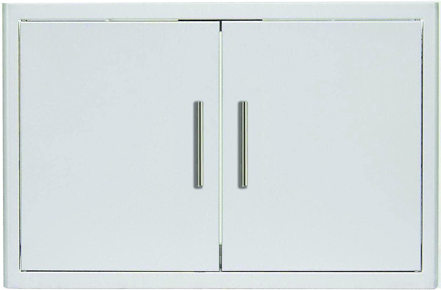 32-Inch Stainless Steel Double Access Door with Paper Towel Holder