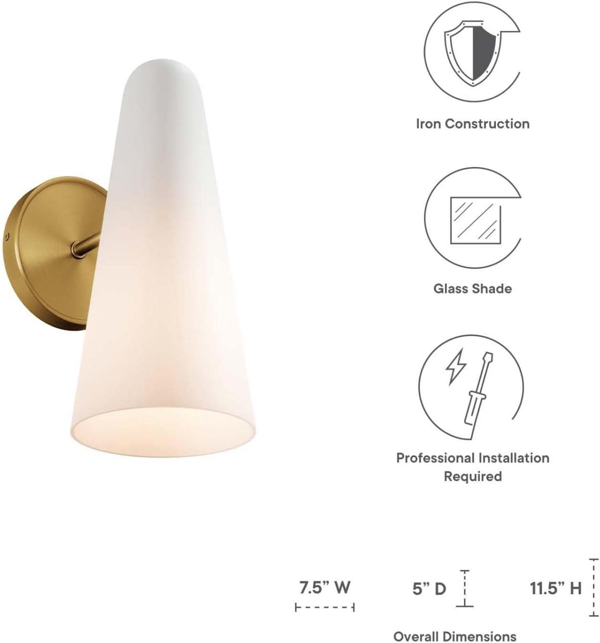 Modway Beacon 1-Light Wall Sconce