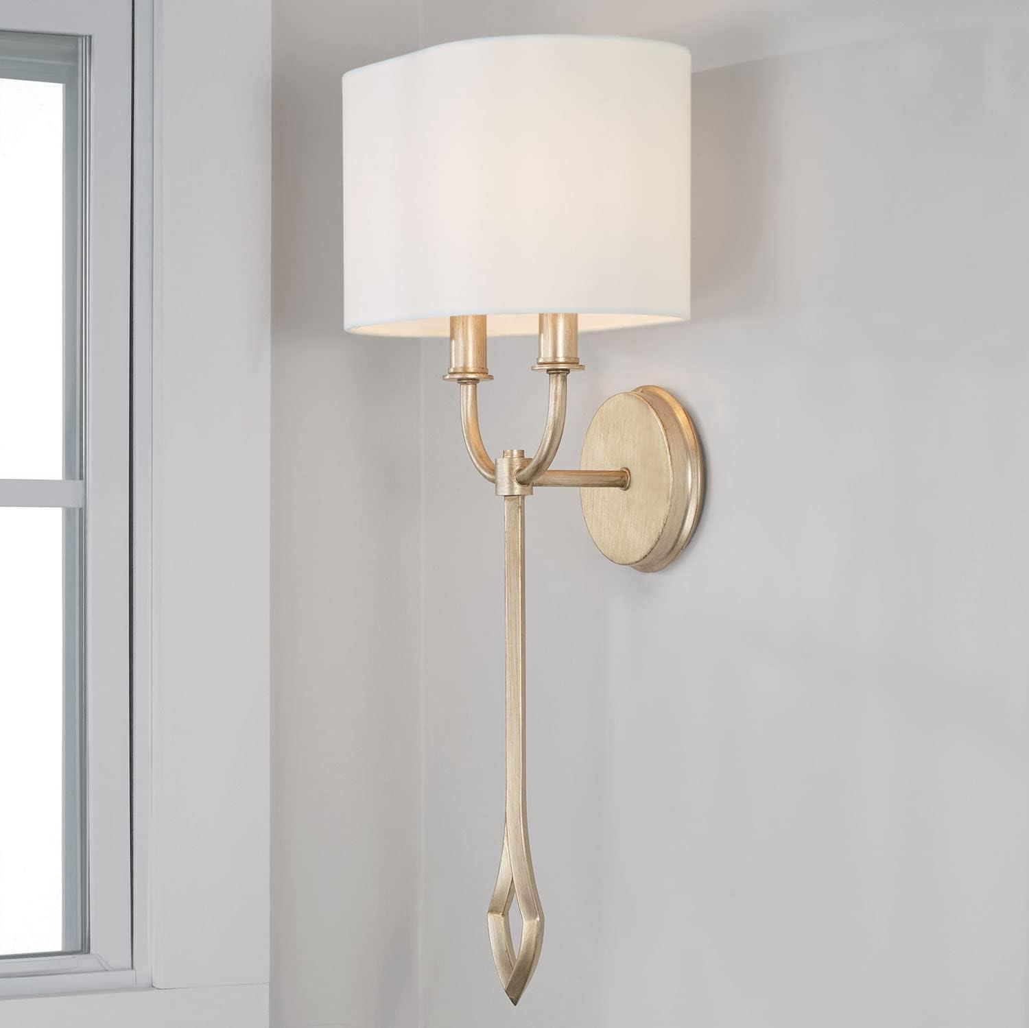 Capital Lighting Claire 2 - Light Wall Light in  Brushed Champagne