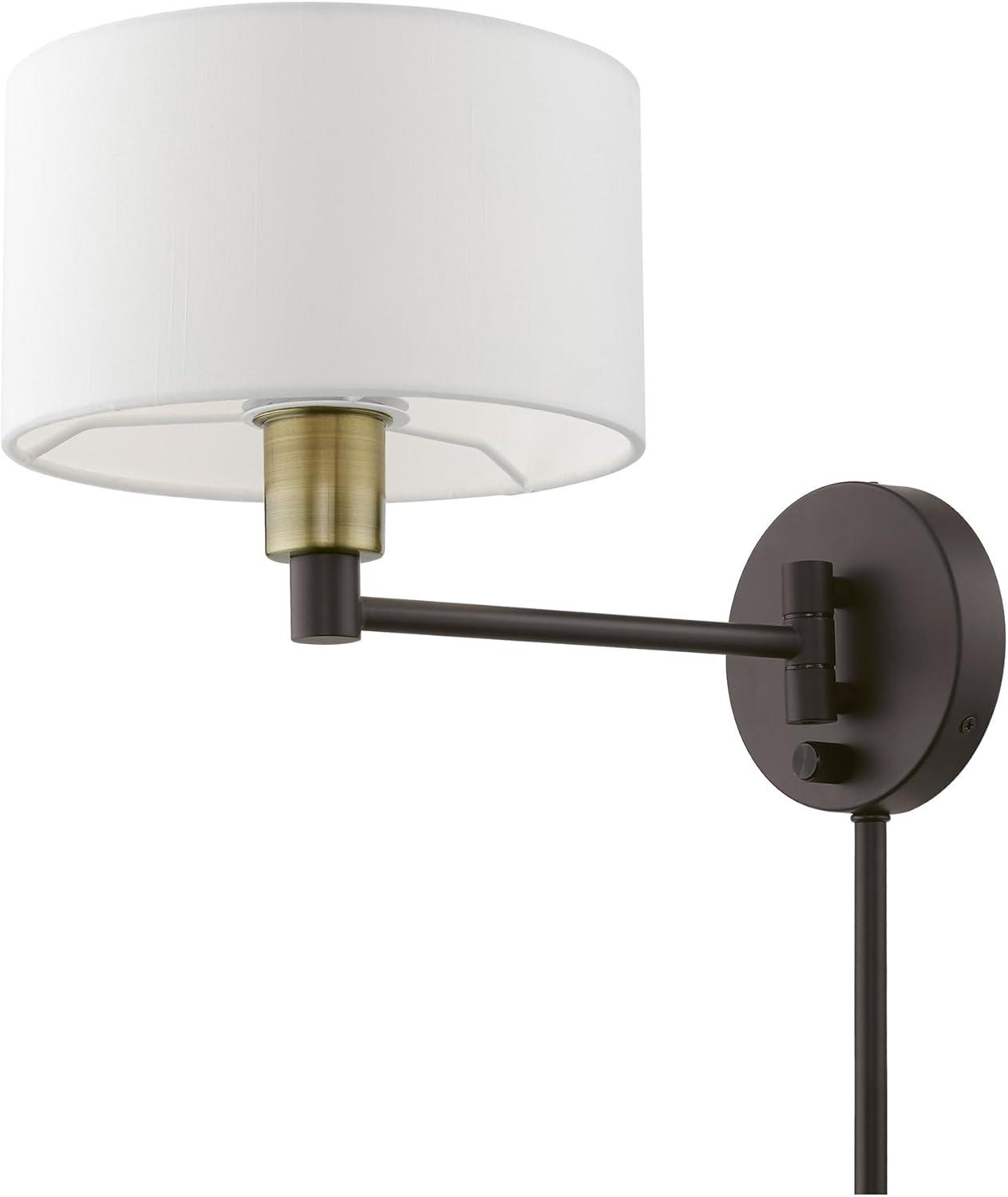 Livex Lighting 1 - Light Wall Light in  Bronze/Antique Brass