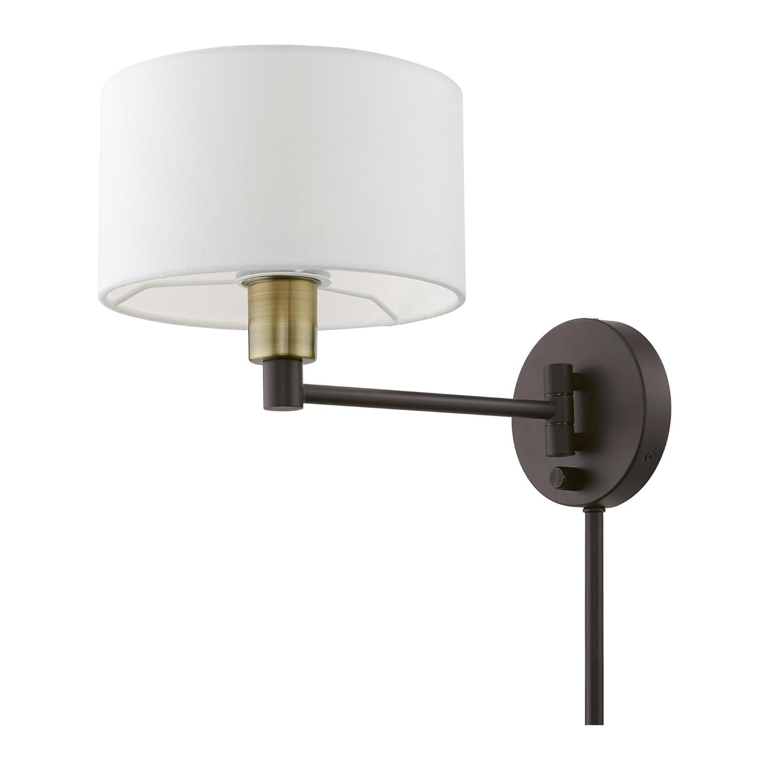 Livex Lighting 1 - Light Wall Light in Bronze/Antique Brass