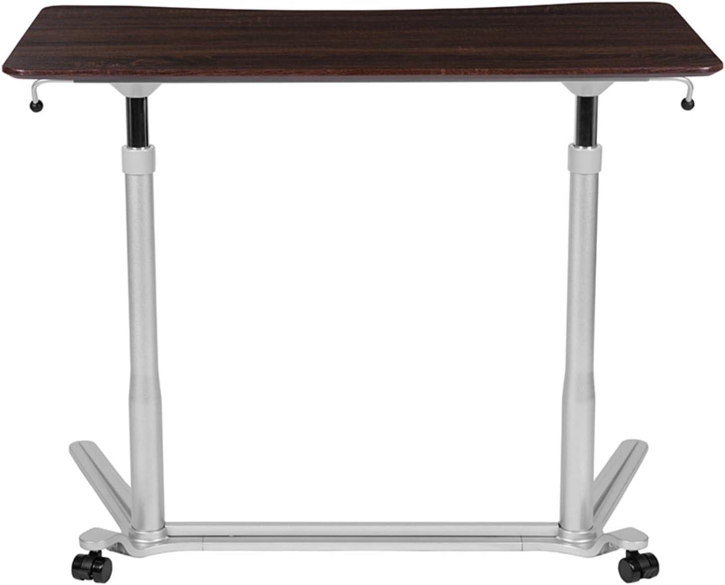 Flash Furniture Sit-Down, Stand-Up Ergonomic Computer Desk - Standing Desk