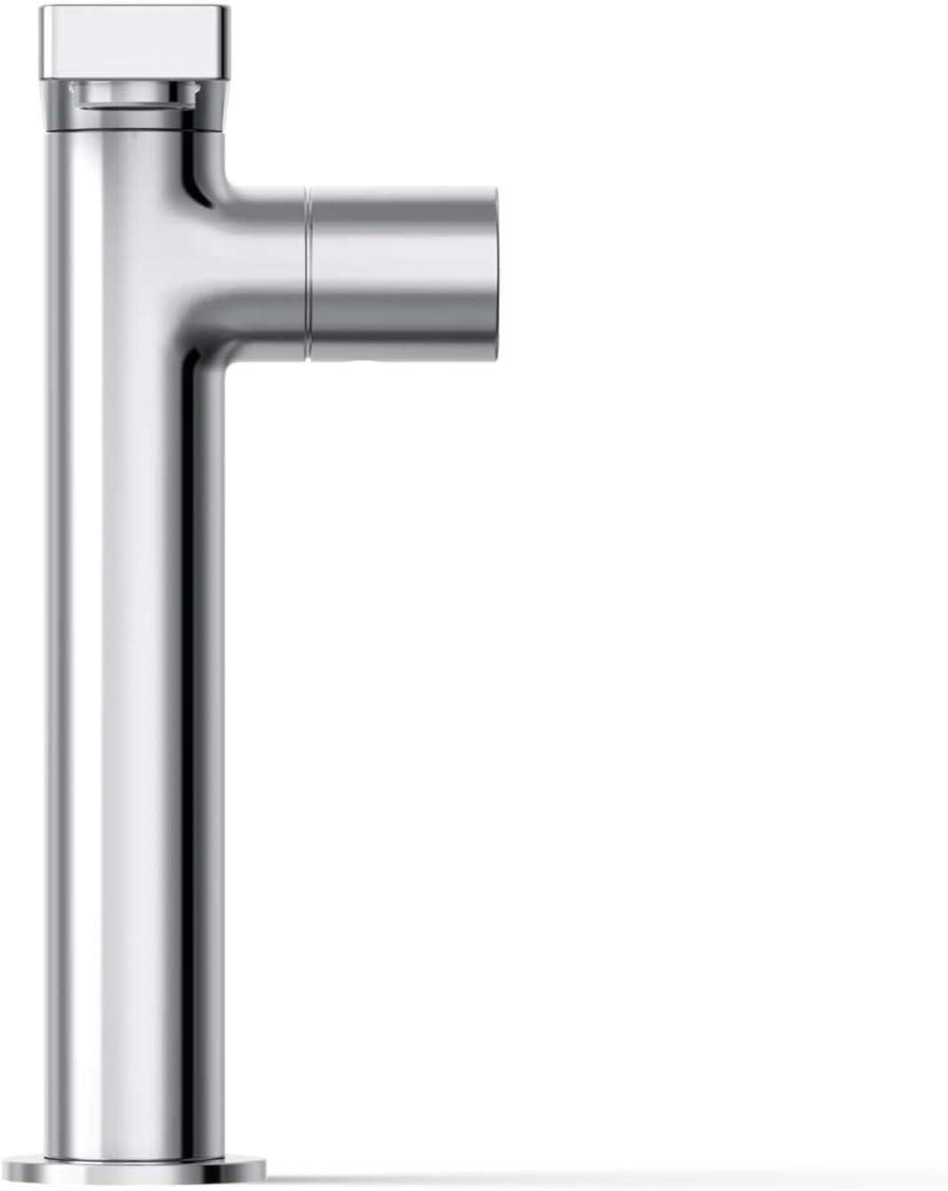 Single-Handle Bathroom Faucet with Drain Assembly