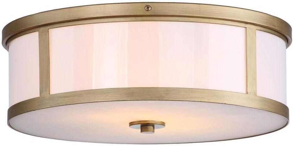 Avery Ceiling Drum Light - LIT4195 - Gold - Safavieh