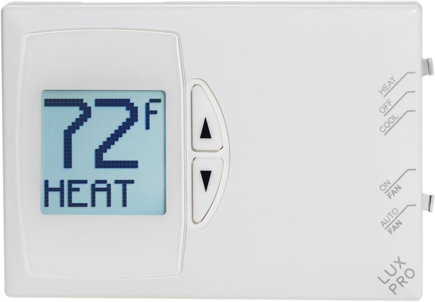 Lux Pro White Digital Non-Programmable Thermostat